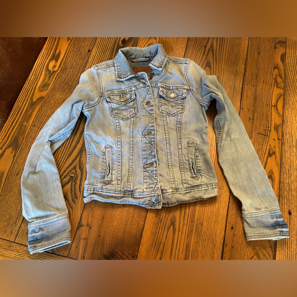 Abercrombie & Fitch Light Blue Denim Jacket, Size XS